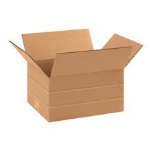 11 1/4 x 8 3/4 x 6" Multi-Depth Corrugated Boxes image