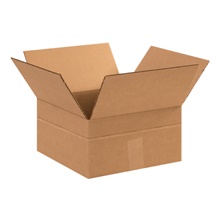 12 x 12 x 8" Multi-Depth Corrugated Boxes image