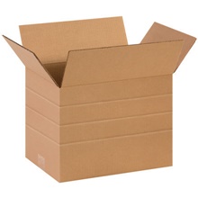 14 x 10 x 10" Multi-Depth Corrugated Boxes image