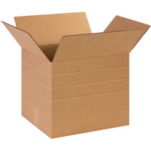 14 x 12 x 12" Multi-Depth Corrugated Boxes image