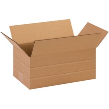 14 1/2 x 8 3/4 x 6" Multi-Depth Corrugated Boxes image