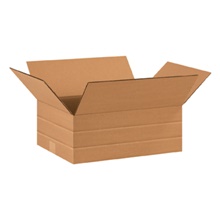 16 x 12 x 6" Multi-Depth Corrugated Boxes image