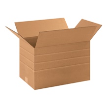 16 x 12 x 10" Multi-Depth Corrugated Boxes image