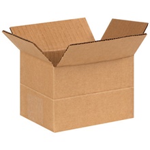 6" x 4" x 4" Multi-Depth Corrugated Boxes image