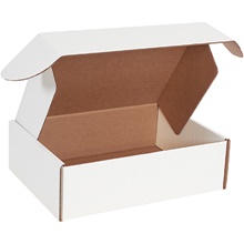 13 x 10 x 4" White Deluxe Literature Mailers image