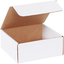 7 1/2 x 7 x 3 1/4" White Literature Mailers image