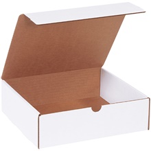 10 x 9 x 3" White Literature Mailers image