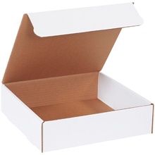 11 x 11 x 3" White Literature Mailers image