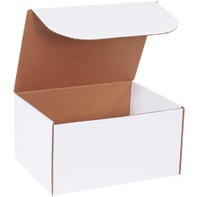 12 1/8 x 9 1/4 x 6 1/2" White Literature Mailers image