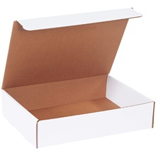 13 x 10 x 3" White Literature Mailers image