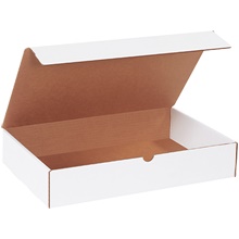 16 x 10 x 3" White Literature Mailers image