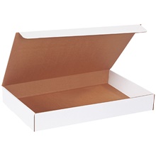 19 x 12 x 2 1/2" White Literature Mailers image