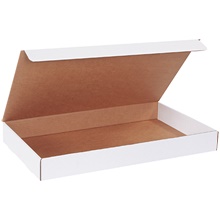 23 x 13 x 2 1/2" White Literature Mailers image