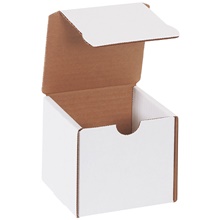 4 x 4 x 4" White Literature Mailers image