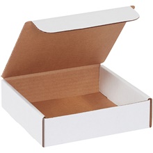 7 x 7 x 2" White Literature Mailers image