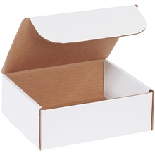 8 x 7 x 3" White Literature Mailers image