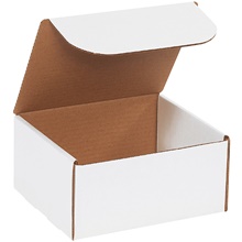 8 x 7 x 4" White Literature Mailers image