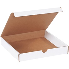 8 x 8 x 1 1/4" White Literature Mailers image