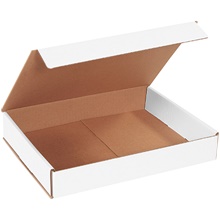 12 x 9 x 2" White Corrugated Mailers image