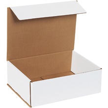 12 x 9 x 4" White Corrugated Mailers image