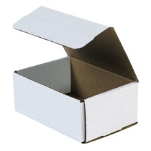 7 1/8 x 5 x 3" White Corrugated Mailers image