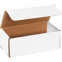 10 x 4 7/8 x 3 3/4" White Corrugated Mailers image