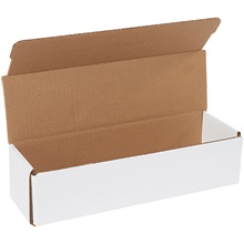 12 x 3 1/2 x 3" White Corrugated Mailers image