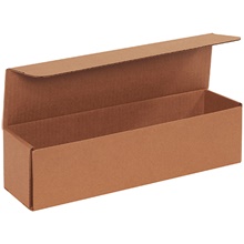 13 1/2 x 3 1/2 x 3 1/2" Kraft Corrugated Mailers image