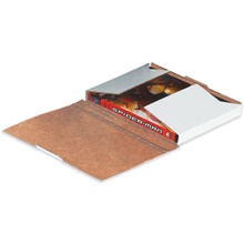 7 5/8 x 5 7/16 x 11/16" White DVD Mailers image