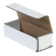 6 1/2 x 2 1/2 x 1 3/4" White Corrugated Mailers image