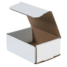 6 1/2 x 4 7/8 x 2 5/8" White Corrugated Mailers image