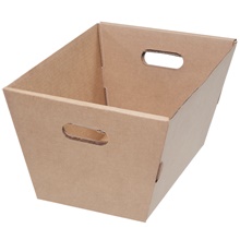 19 1/2 x 13 x 10" Corrugated Tote image