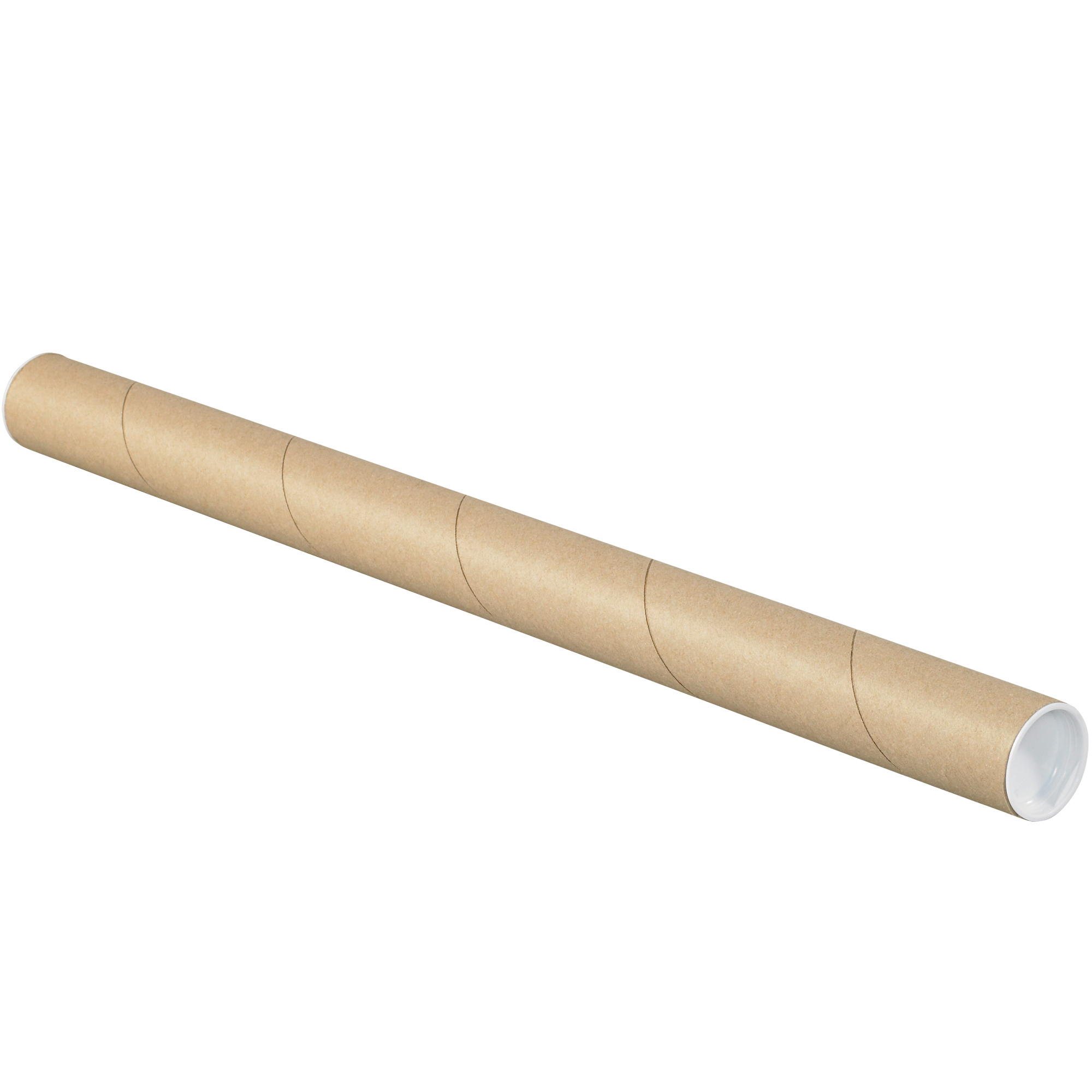 1 1/2 x 6" Kraft Tube (50/Case) image