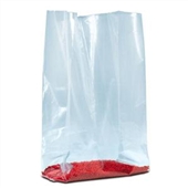 8 x 3 x 15" 1 1/2 Mil Gusseted Poly Bags (1000/Case) image