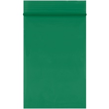 2 x 3" - 2 Mil Green Reclosable Poly Bags image