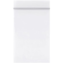 2 x 3" - 2 Mil White Reclosable Poly Bags image