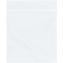 3 x 3" - 2 Mil White Reclosable Poly Bags image
