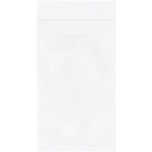 3 x 5" - 2 Mil White Reclosable Poly Bags image