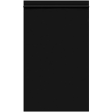 5 x 8" - 2 Mil Black Reclosable Poly Bags image