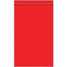 5 x 8" - 2 Mil Red Reclosable Poly Bags image
