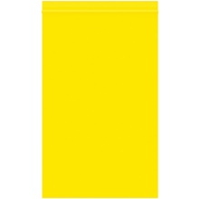 5 x 8" - 2 Mil Yellow Reclosable Poly Bags image