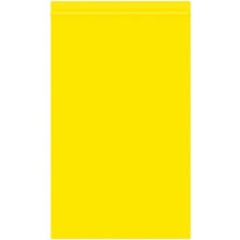 5 x 8" - 2 Mil Yellow Reclosable Poly Bags image