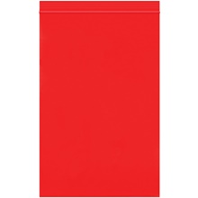 6 x 9" - 2 Mil Red Reclosable Poly Bags image