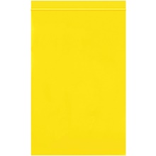 6 x 9" - 2 Mil Yellow Reclosable Poly Bags image