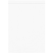 9 x 12" - 2 Mil White Reclosable Poly Bags image