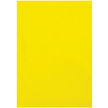 9 x 12" - 2 Mil Yellow Reclosable Poly Bags image