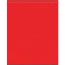 10 x 12" - 2 Mil Red Reclosable Poly Bags image