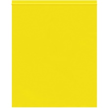 10 x 12" - 2 Mil Yellow Reclosable Poly Bags image