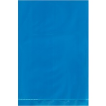 4 x 6" - 2 Mil Blue Flat Poly Bags image