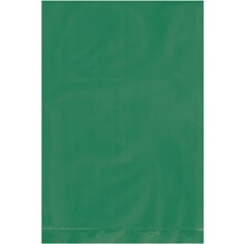4 x 6" - 2 Mil Green Flat Poly Bags image